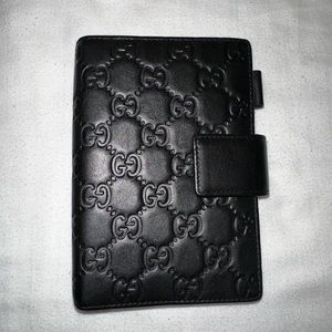 Gucci Agenda Black Leather